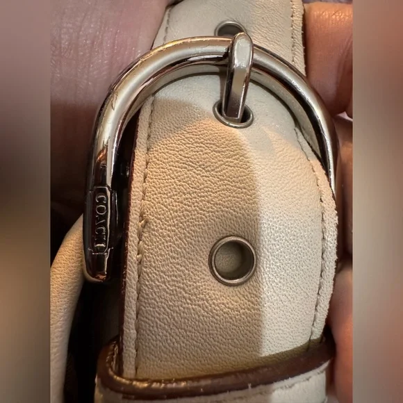 Coach 9480 Vintage Soho Flap Cowhide Crossbody (Cream) - GUC - Picture 11 of 11